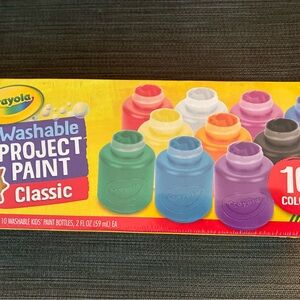 Crayola Classic Washable Paint Set - 10 Colors